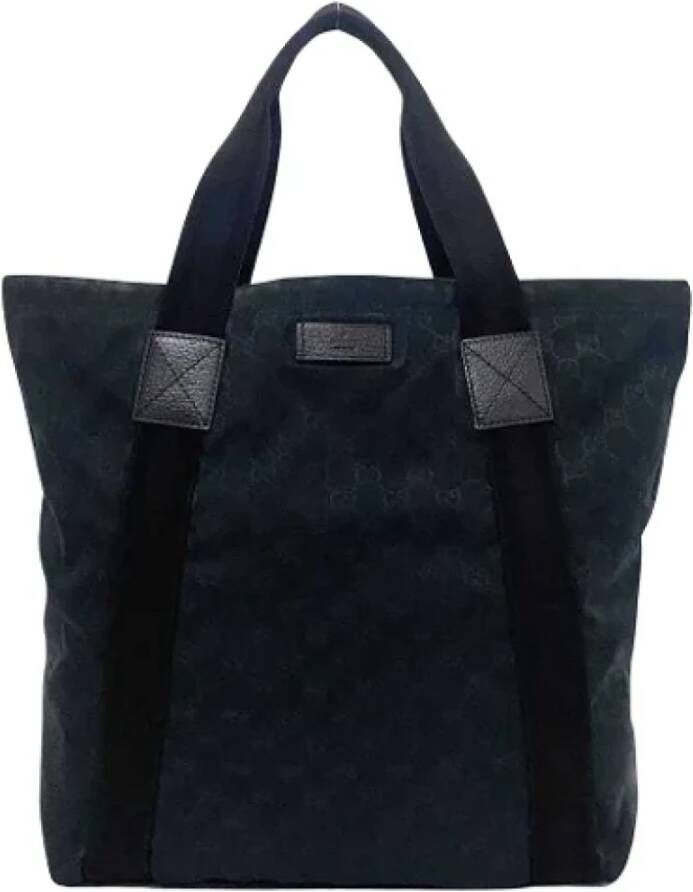 Gucci Vintage Pre-owned Leather gucci-bags Zwart Dames