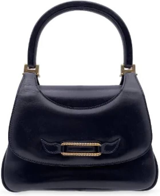 Gucci Vintage Pre-owned Leather handbags Zwart Dames