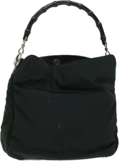 Gucci Vintage Pre-owned Nylon gucci-bags Groen Dames