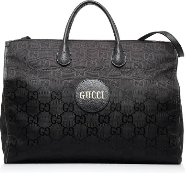 Gucci Vintage Pre-owned Nylon handbags Zwart Dames