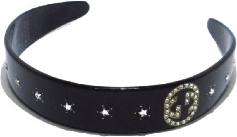 Gucci Vintage Pre-owned Plastic hair-accessories Zwart Dames
