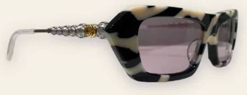 Gucci Vintage Pre-owned Plastic sunglasses Beige Dames