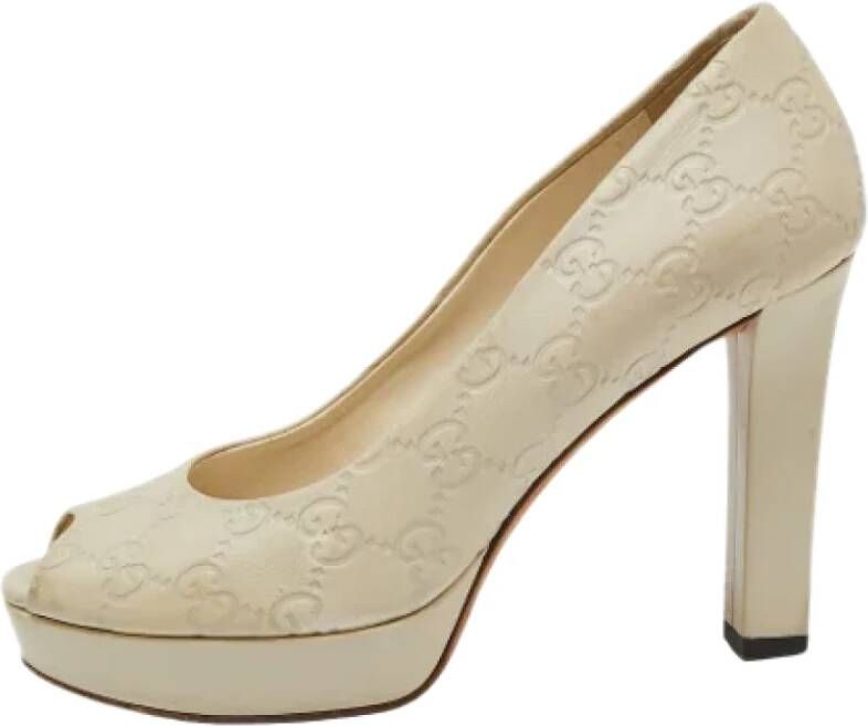 Gucci Vintage Pre-owned Pumps White Dames
