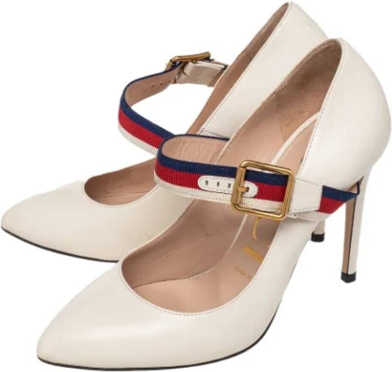 Gucci Vintage Pre-owned Pumps White Dames