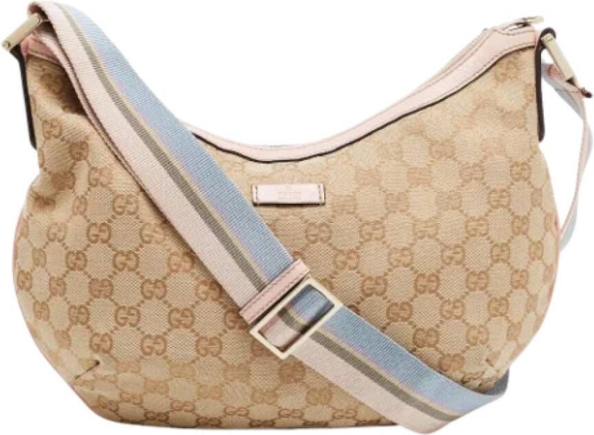 Gucci Vintage Pre-owned Shoulder Bags Beige Dames