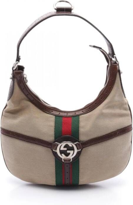 Gucci Vintage Pre-owned Shoulder Bags Beige Dames