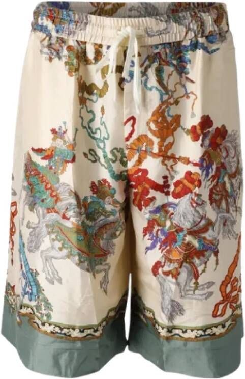Gucci Vintage Pre-owned Silk bottoms Meerkleurig Dames