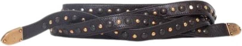Gucci Vintage Pre-owned studded wrap-around belt Bruin Dames