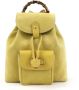 Gucci Vintage Pre-owned Suede backpacks Yellow Dames - Thumbnail 1