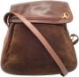 Gucci Vintage Pre-owned Suede handbags Bruin Dames - Thumbnail 1