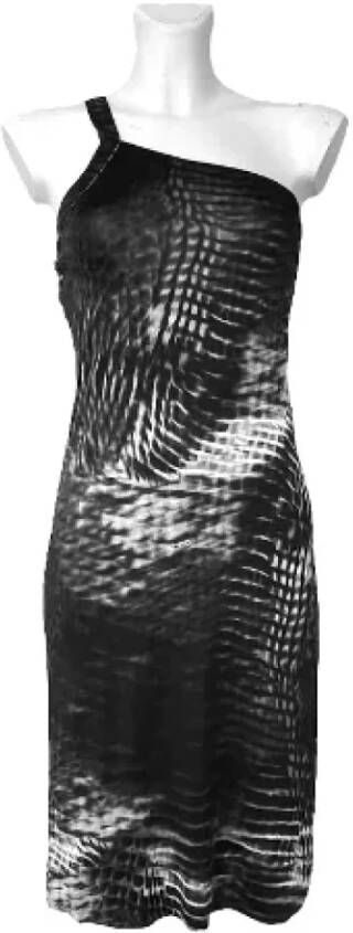 Gucci Vintage Pre-owned Viscose dresses Zwart Dames