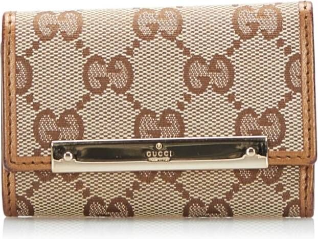 Gucci Vintage Pre-owned Wallets Bruin Dames