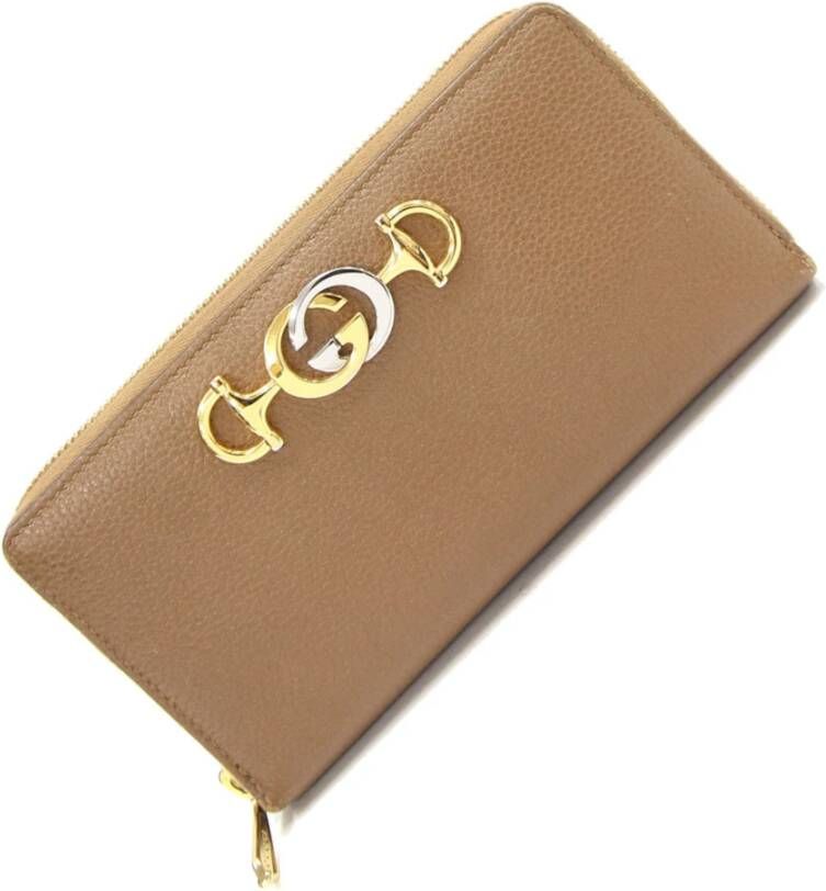 Gucci Vintage Pre-owned Wallets Bruin Dames