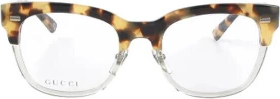 Gucci Vintage Tweedehands accessoire Bruin Unisex