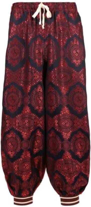 Gucci Vintage Tweedehands broek Rood Dames