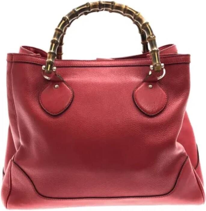 Gucci Vintage Tweedehands handtas Rood Dames