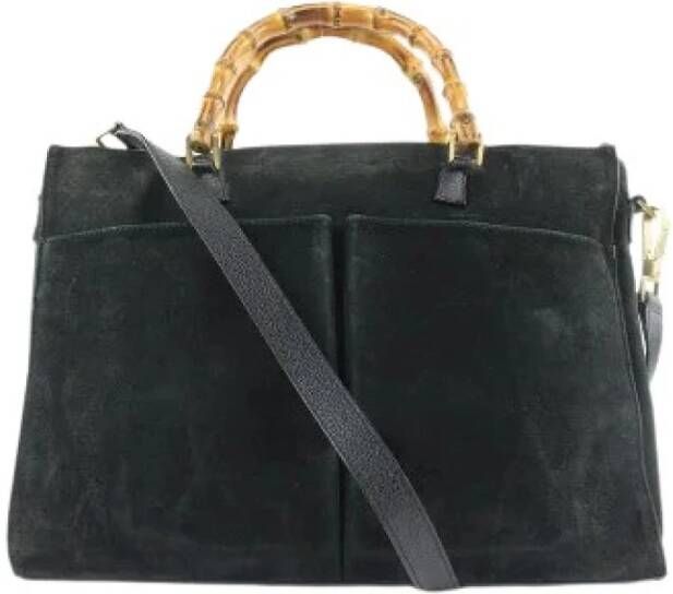 Gucci Vintage Tweedehands handtas Zwart Dames