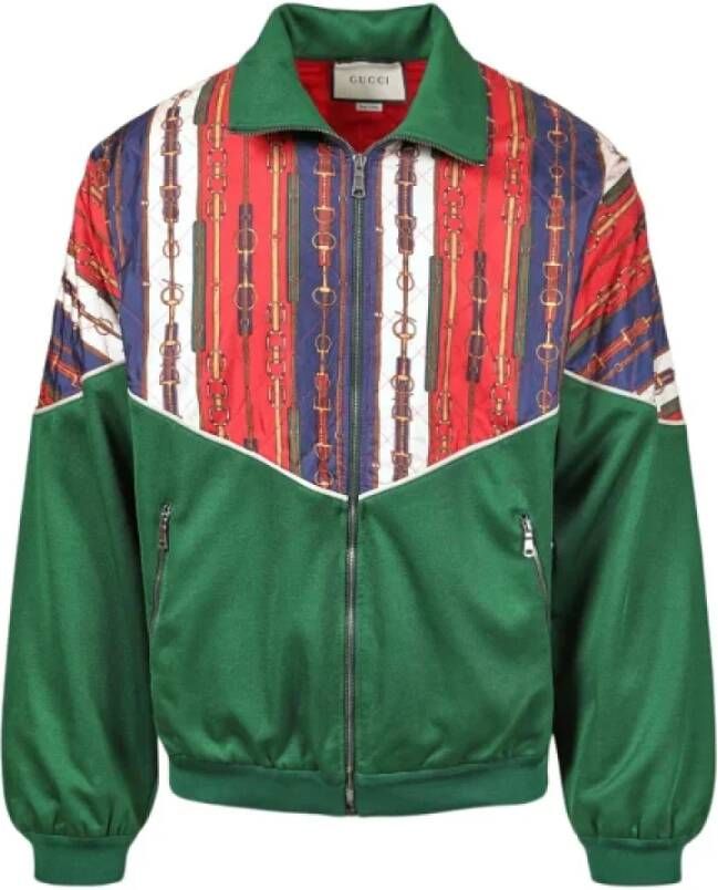 Gucci Vintage Tweedehands jas Groen Dames