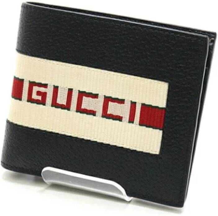 Gucci Vintage Tweedehands portemonnees Zwart Dames