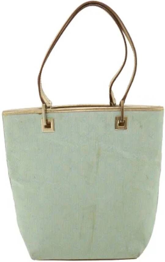 Gucci Vintage Tweedehands schoudertas Blauw Dames