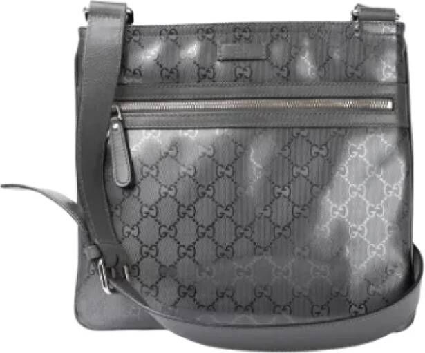 Gucci Vintage Tweedehands schoudertas Grijs Dames