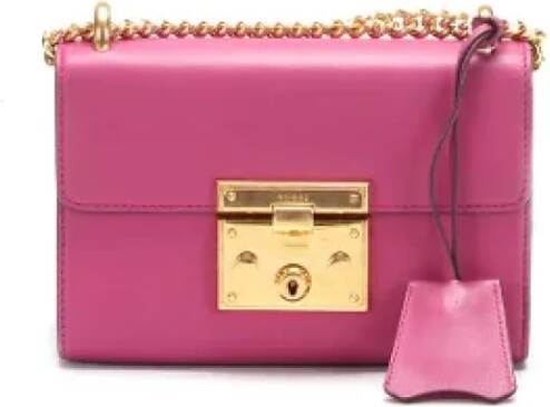 Gucci Vintage Tweedehands schoudertas Roze Dames