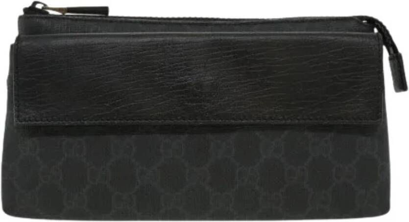 Gucci Vintage Tweedehands schoudertas Zwart Dames