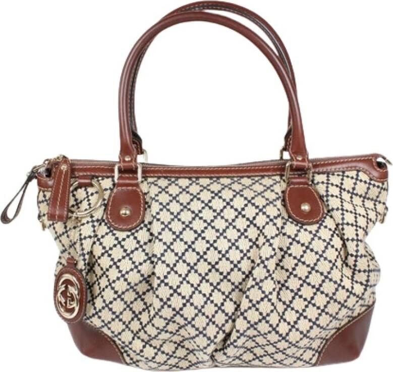 Gucci Vintage Tweedehands tas Bruin Dames
