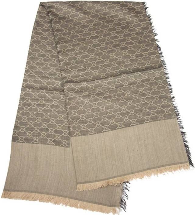 Gucci Winter Sjaal Beige Unisex