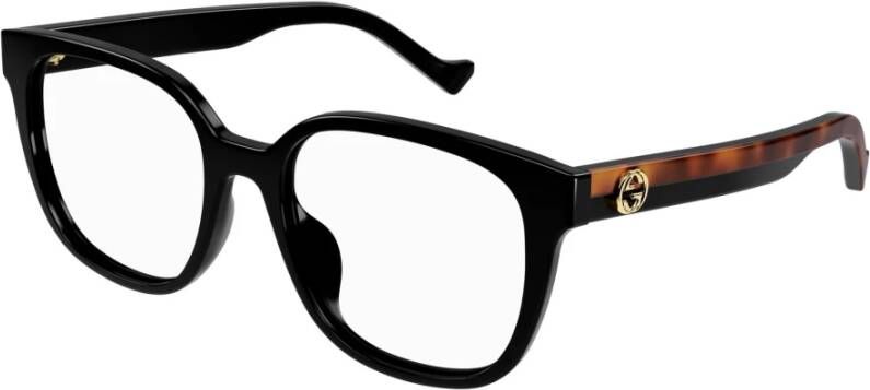 Gucci Bril Gg1305Oa 001 zwart Havana transparant maat: 54 18 145 Brown Dames