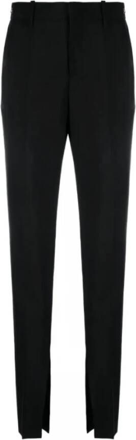 Gucci Zwarte wollen broek met Horsebit-detail Zwart Dames