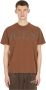 Guess Amerikaanse Frontier Logo T-shirt Brown Heren - Thumbnail 3