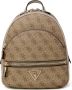 Guess Beige Print Handtas Rugzak Rits Beige Dames - Thumbnail 1