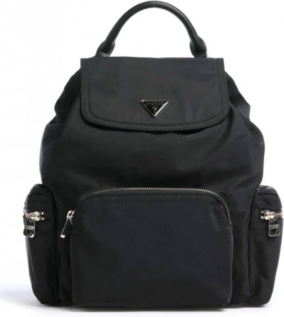 Guess Zwarte technische stoffen tas met verstelbare bandjes Zwart Dames