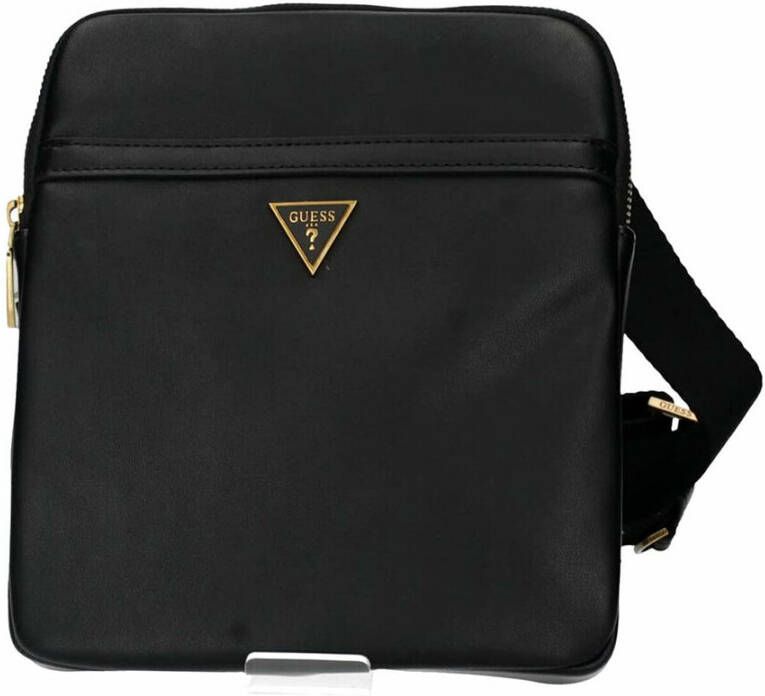 Guess Zwarte Scala Smart Crossbody Flap Schoudertas Black