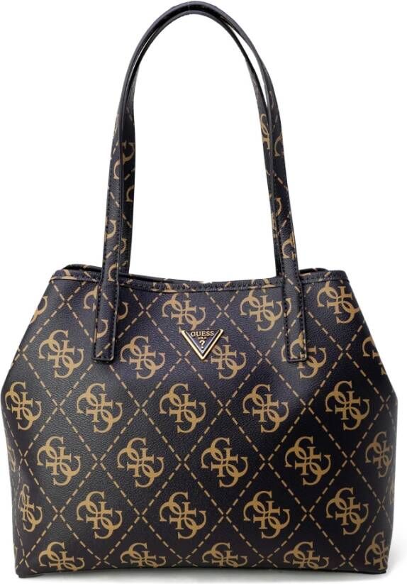 Guess Elegante Shopper Tas van Hoge Kwaliteit Kunstleer Brown Dames