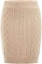 Guess Beige Roxane Midi Sweater Rok Beige Dames - Thumbnail 1