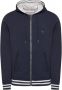 Guess Blauwe sweatshirt met grijze rits Blauw Heren - Thumbnail 3