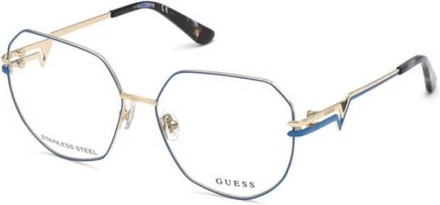 Guess Blauwe Andere Bril Blauw Dames
