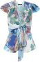 Guess Korte Mouw Blouse Multicolor Dames - Thumbnail 1