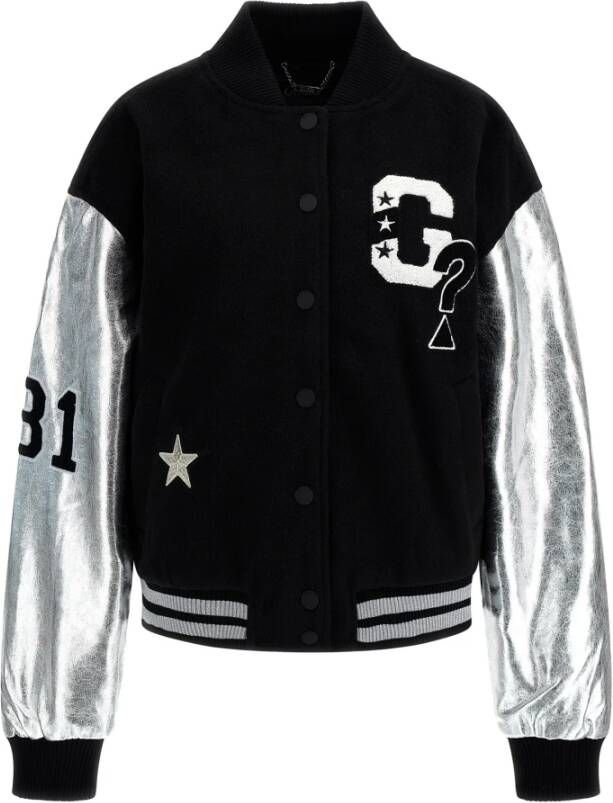 Guess Zip-throughts Sweatshirt Zwart Dames