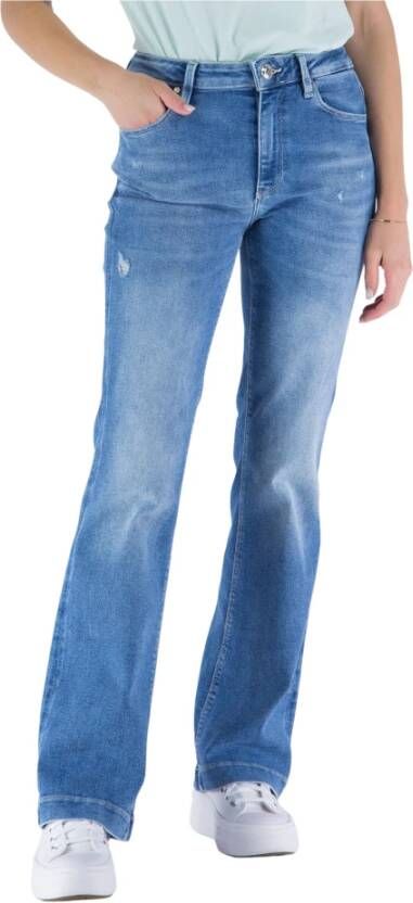 Guess Boot-cut Jeans Blauw Dames