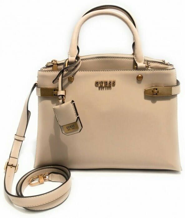 Guess Borsa A Mano Tracolla Zadie Girlfriend Satchel Bs22Gu138 Vb841506 Beige Dames