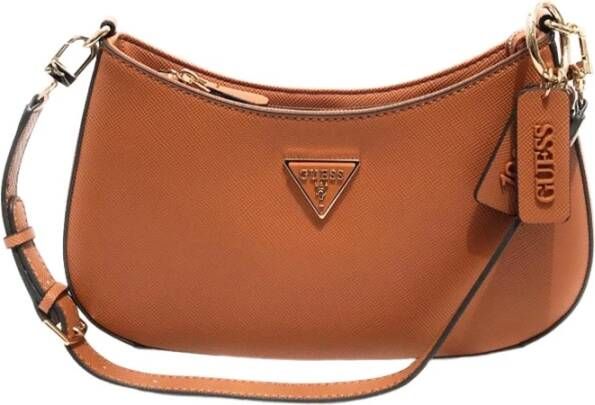 Guess Brandy Crossbody Tas Bruin Dames