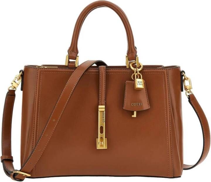 Guess Brandy Schoudertas Bruin Dames