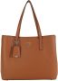 Guess Bruine Polyethyleen Schoudertas met Meerdere Compartimenten Brown Dames - Thumbnail 1