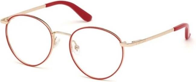 Guess Stijlvolle rode montuur bril voor vrouwen Red Dames