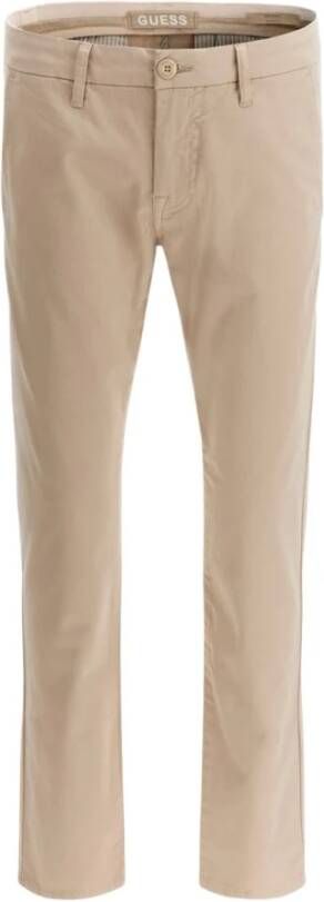Guess Chino Broek Beige Heren