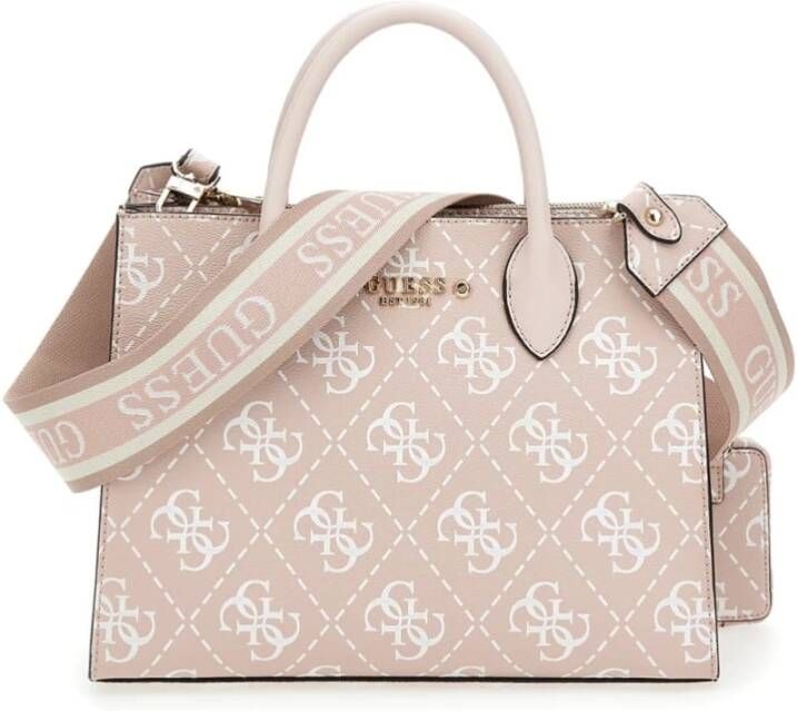Guess Tote bag met labelapplicatie model 'SATCHEL'