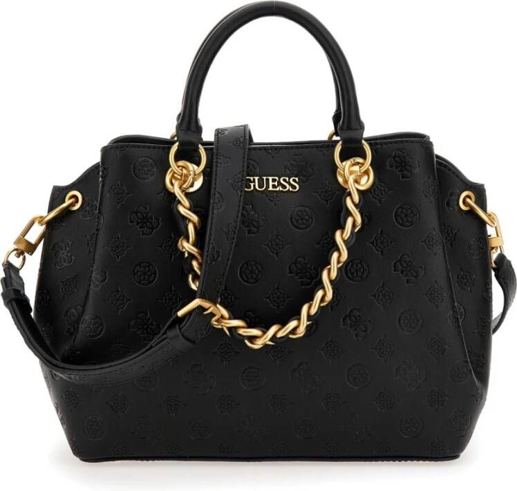Guess Handtas met all-over reliëflogo model 'GEVA'